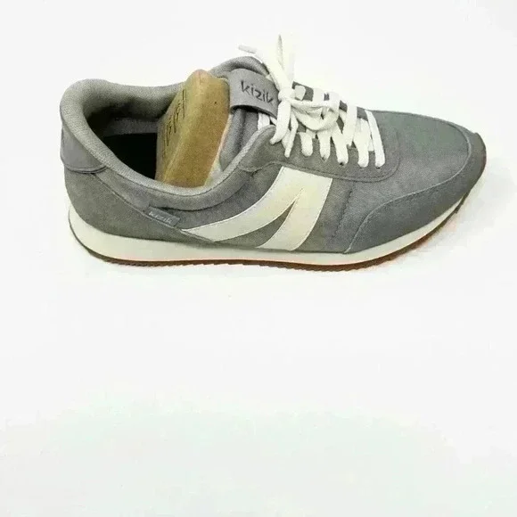 BRAND NEW IN BOX Kizik Milan Men's nylon Sneaker Grey Granite Color Multi Sizes - Picture 10 of 11